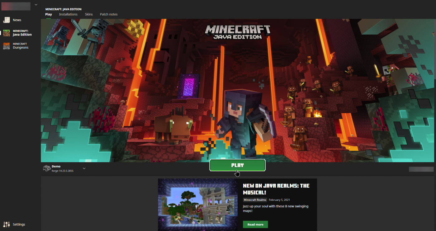 minecraft launcher black screen nvidia